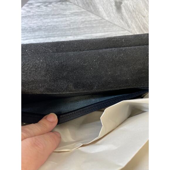 VTG Coach Black Leather Silver Hardware Willis Bag Crossbody Satchel Bag Purse - Picture 15 of 16